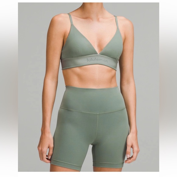 lululemon athletica Other - Lululemon License to Train Triangle Bra in the color Grey Eucalyptus.